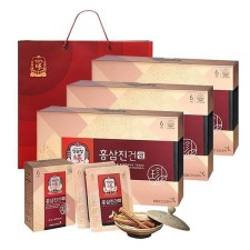 홍삼진건 40ml 30포 x3세트 (쇼핑백포함) 선물세트  건강기능식품 인증 국내산 6년근 홍삼