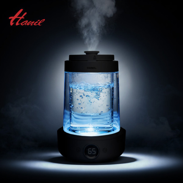 한일 신생아 물멍 가열식 가습기 스텐 3L 대용량 무드등 그래핀 리모컨 분리 통세척
